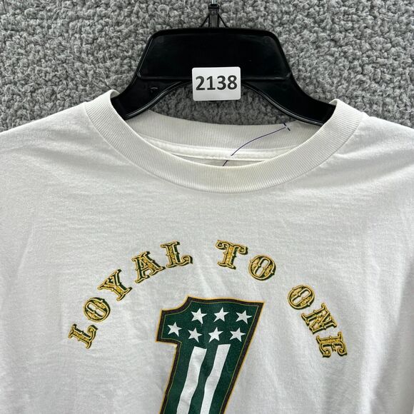 VTG Harley Davidson 'Loyal to One' Green Bay, WI Single Stitch LS White T Shirt - Picture 15 of 15
